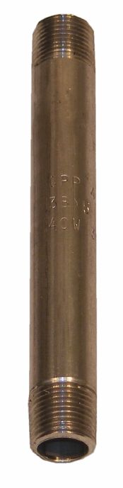 3/8" x 5" Nipple, Stainless Steel
