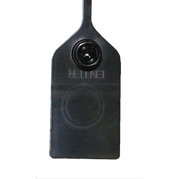 Tamper Seal, Plain, Black, 9" (1000/PK)