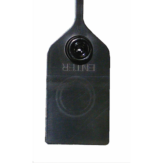 Tamper Seal, Plain, Black, 9" (1000/PK)