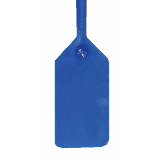 Tamper Seal, Plain, Blue, 9" (1000/PK)