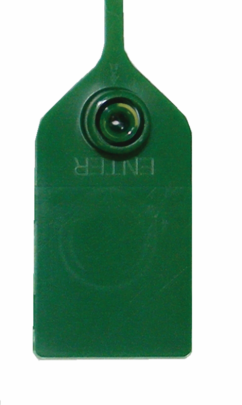 Tamper Seal, Plain, Green (1000/PK)