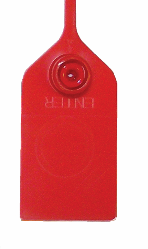 Tamper Seal, Plain, Red (1000/PK)